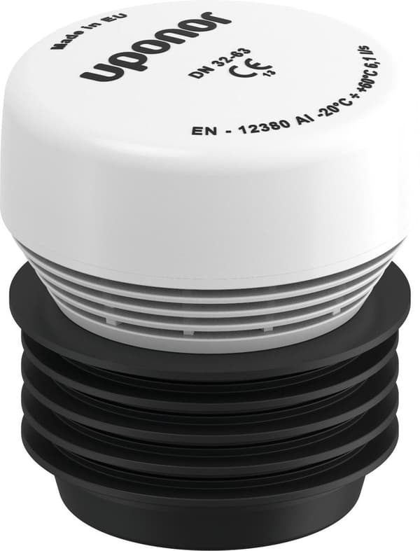 HypAIR 32-63 perlator til indvendige kloakrør DN 32, 40, 50, 63 mm, hvid