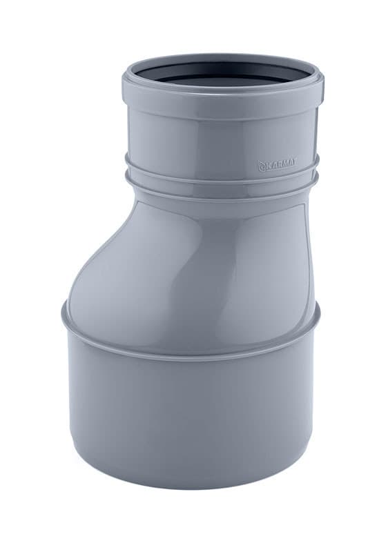 PP 160X110 kavennuskappale rännien syöksytorville, tuhkanharmaa