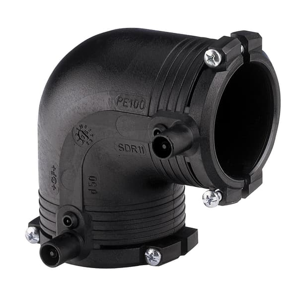 Elektrosvejsebøjning 90° d20 PE100, SDR11, PN10 gas/PN16 vand