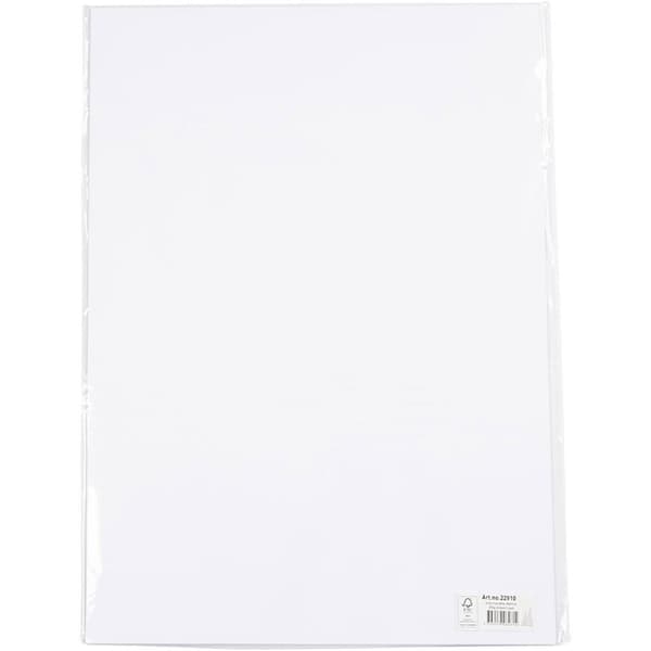 Reklamkartong - ca 50 x 70 cm - 270 g - Vit 10 ark