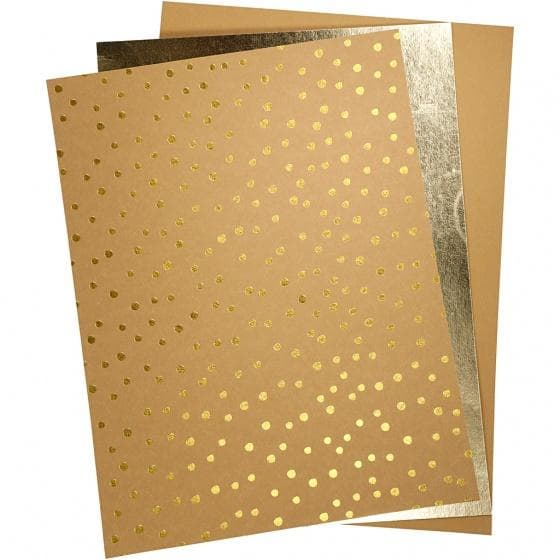 leather paper brown/ green/ red 3 pieces
