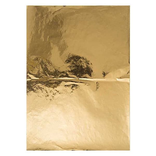 Glänsande guld lapppapper 30 x 42 cm