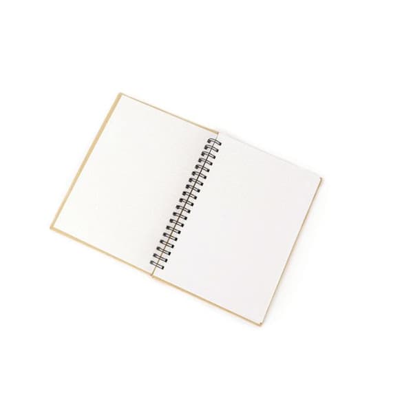 Notebook - Graine Créative - Spiral - 120g vitt papper - 80 ark - 18x24 cm