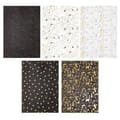 Miniatyrbild 3 av 4: Dekorerat papper A4 - Rico Design - Nostalgisk Jul - Svart/Guld - 30 ark - 120/270 gr/m²