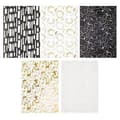 Miniatyrbild 4 av 4: Dekorerat papper A4 - Rico Design - Nostalgisk Jul - Svart/Guld - 30 ark - 120/270 gr/m²