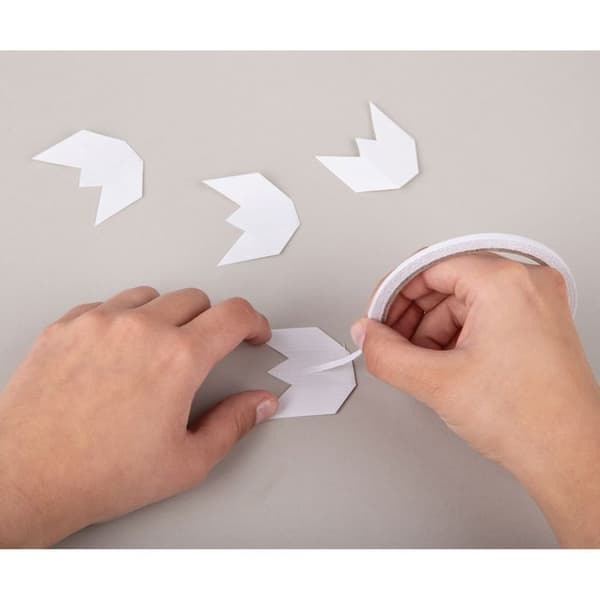 Säck i papper XXS vit 4,5 x 6 cm (50 stycken)