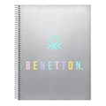 Miniatyrbillede 1 af 2: Notebook Benetton Silver Silver A4 120 Sheets