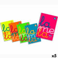 Miniatyrbild 1 av 2: Set of exercise books Lamela Multicolour Quarto 80 Sheets (5 Units)