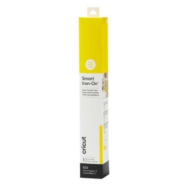 CRICUT Smart Iron-On Heat Transfer Vinylrulle - Gul - 33cm x 0,9m