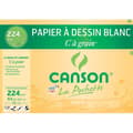 Miniatyrbild 1 av 2: Papper - Canson - Ficka 21 x 29,7 cm - 12 ark - 224 gr - Vit