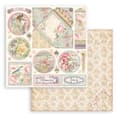 Miniatyrbild 3 av 4: Scrapbookingpapper - STAMPERIA - Rose Parfym - 20,3x20,3 cm