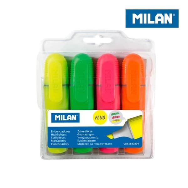 Paket med 4 milan mejselspets lysrör.