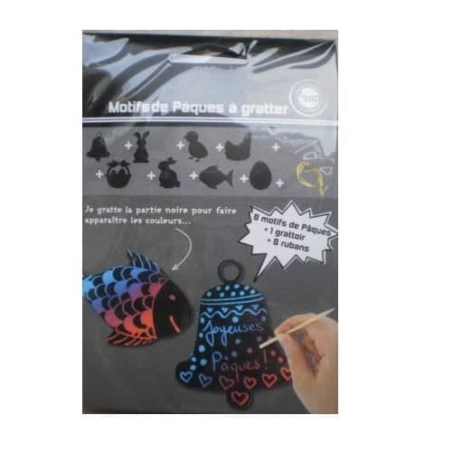 8 påskdesigner för att repa 8-10 cm + skrapor