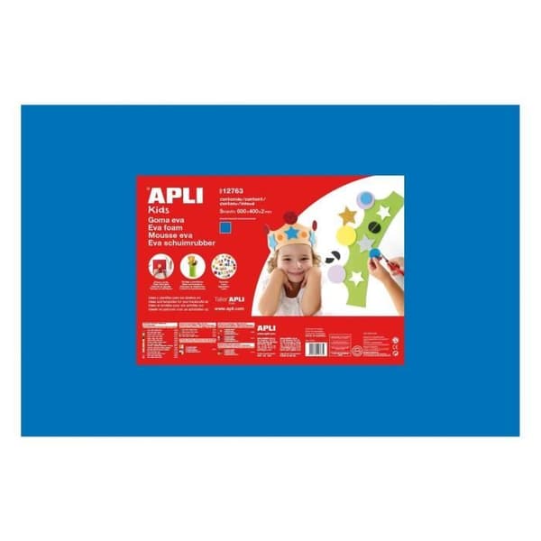 APLI 1 ark skumgummi - Blå