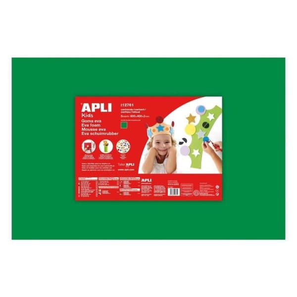 APLI 1 ark skumgummi - Grön