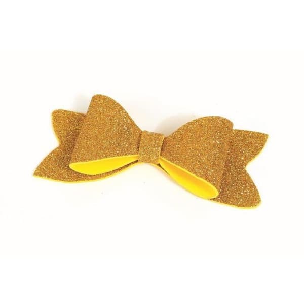 6 st glitter mjuka gummidukar