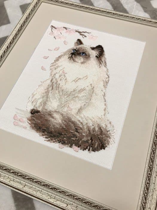 Riolis kreativa papperskit - 1878 - Korsstygnskit - Meow-Zen
