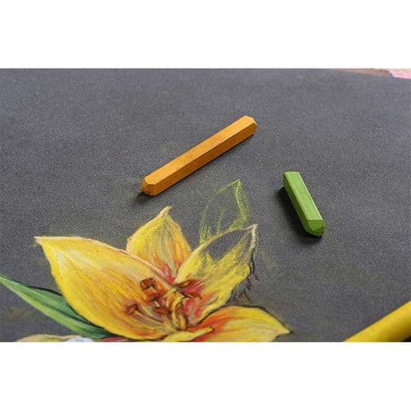 Bloc Pastelmat - CLAIREFONTAINE - n°6 - 24x30 cm - 12 Blad - 360g - Antracit
