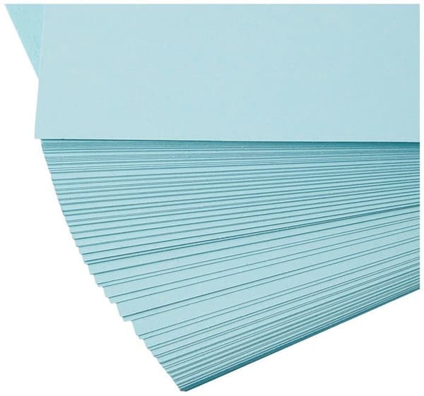 House of card - papper - A4BP220100 - A4 220 gsm - Färgad kartong - Pastellblå (Förpackning med 100 ark)