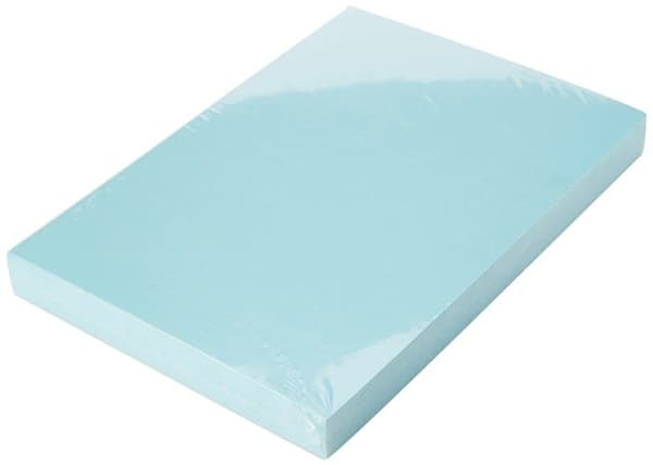House of card - papper - A4BP220100 - A4 220 gsm - Färgad kartong - Pastellblå (Förpackning med 100 ark)