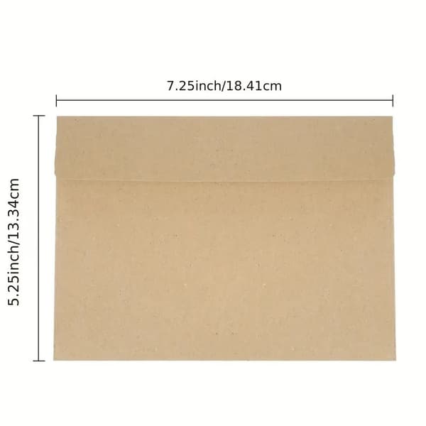 INF Kraft-kirjekuoret A7 (5x7) - 50 kpl