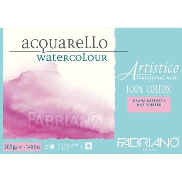 FABRIANO Block Artistico T W 300g GS 12,5X18