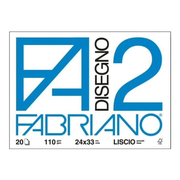 Fabriano Disegno 2 Ritpapper 240 x 330 mm 20 ark
