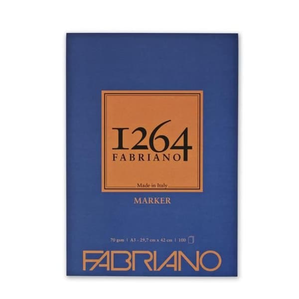 A3 märkpappersdyna FABRIANO 1264 - 70g - 100fl - 29,7x42