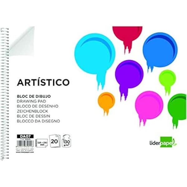 Ritblock - LIDERPAPEL - DA07 - A4 - 130g - Utan ram