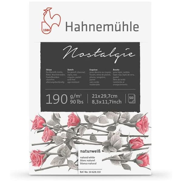 Hahnemuhle Sketch Paper Nostalgia, 190gsm A4 Pad