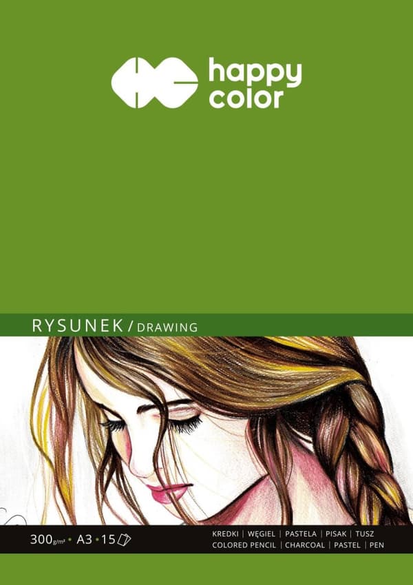 Happy Color Drawing Pad A3 300g 15 arkkia