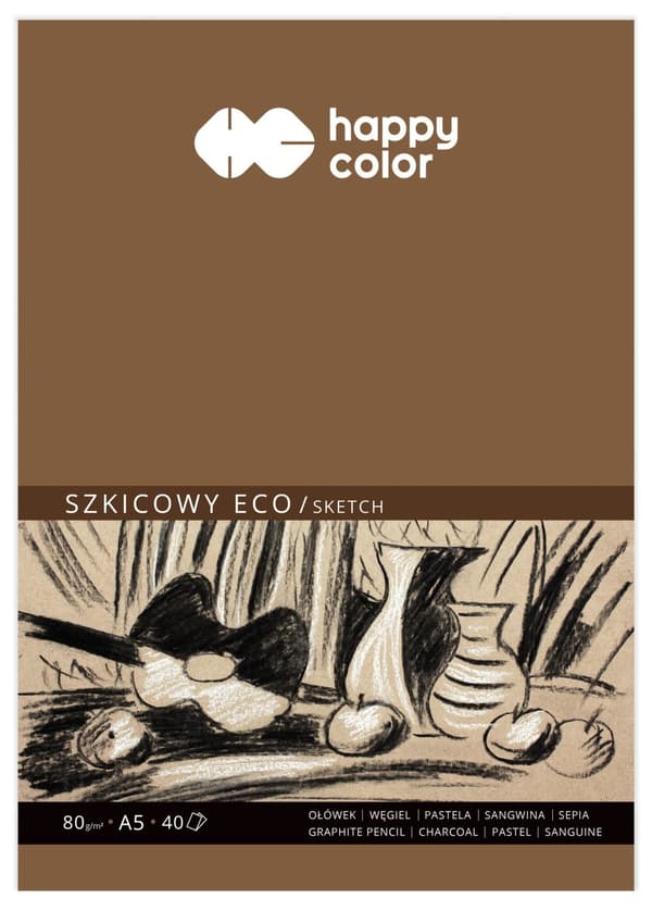 Luonnoslehtiö ECO A5 40k 80g Happy Color