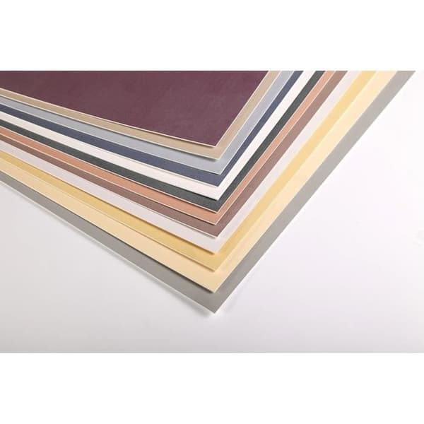 Clairefontaine 96158C Paquet Papper Pastelmat - 5 Ark Specialpapper för Torrpastel - Ljusgrön