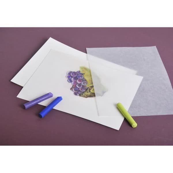 Clairefontaine 96158C Paquet Papper Pastelmat - 5 Ark Specialpapper för Torrpastel - Ljusgrön