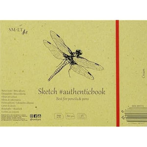 Ritblock - SM-LT - Grädde - 24,5x17,6cm - 36 ark - 80 gsm
