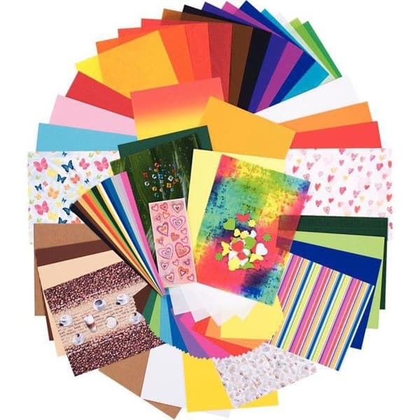 Dekorativt pappersset - Folia - 946 - 322 element - Blandat - Blandat