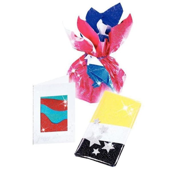 Glitterpapper - Okänd märke - 23x33cm - 70g - Förpackning med 10 ark