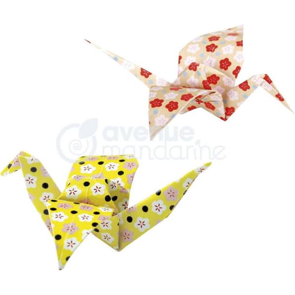 Origami-kit - AVENUE MANDARINE - 20 x 20 cm - 60 ark - Japan-tema