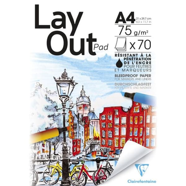 Papper Layout A4 - Ej specificerad - 21x29,7 cm - Vit - Opaque - 75 g