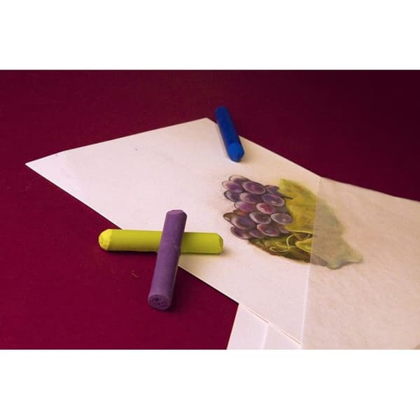 Papier - Clairefontaine - Pastelmat - Vit - 360g - 24x30cm - 12 ark