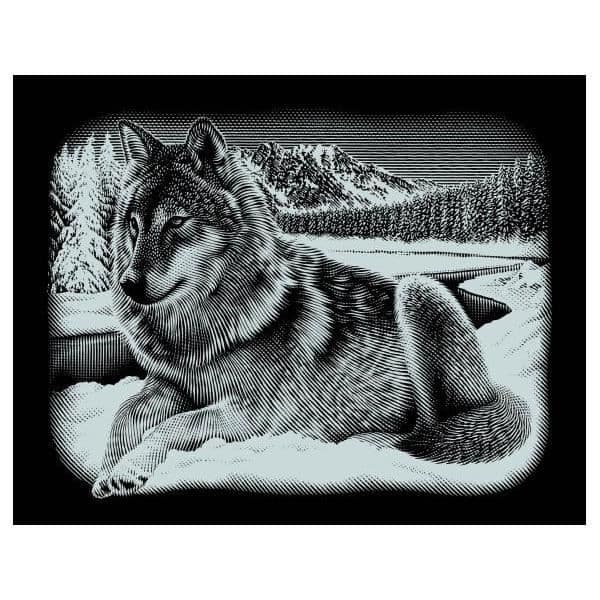 Skraplott - Mammut - 137011 - Silver - 26,5 x 23 cm - Varglandskap