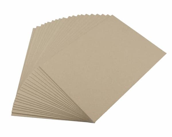 House of card - papper - HCP470 - Set med 40 ark grå kraftpapper 1500 mikron 945 g/m A6-format