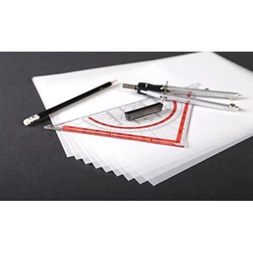 Clairefontaine Kalkerpapper Lot A1 10sh 110 g, Transparent - 975103C
