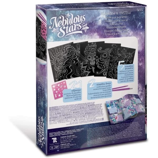 Nebulous Stars Scratch Boards