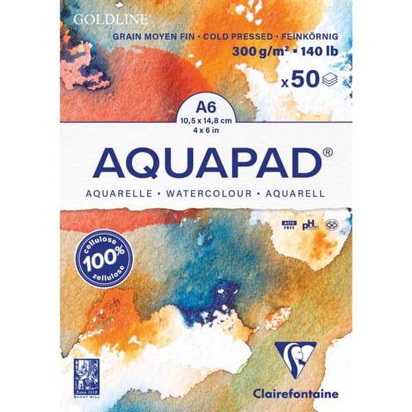 Kreativt papper - akvarell - banan - hampa - från världen - handgjord - foscari Clairefontaine - 975620C