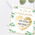 Miniatyrbild 3 av 3: Skrapkort - Meddelande T witness - Paket med 4 - 10.5x10.5cm - Papper - Blandat