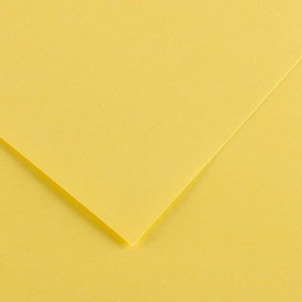 Canson ritpapper - 200040154 - Iris Vivaldi - Förpackning med 50 ark A4 färgpapper - 185g/m - Halmgul