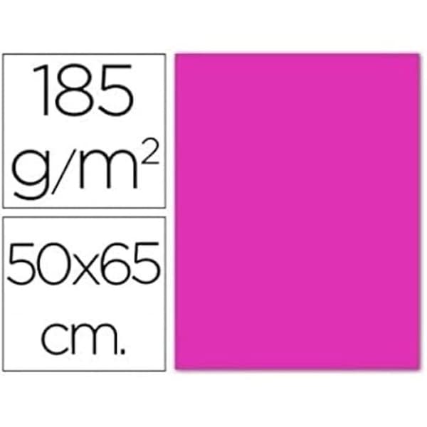 Kartongpapper - Iris - Fuchsia - 185 g - 50 x 65 cm - 25 enheter