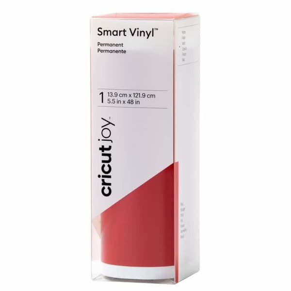CRICUT JOY SMART PERMANENT KLISTERMÄRKE VINYRLULLE | RÖD (MATT)