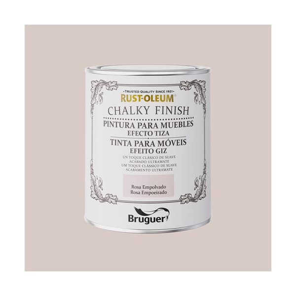 Paint Bruguer Rust-oleum Chalky Finish 5733891 Furniture Dusty Pink 750 ml